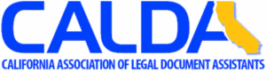 CALDA (California Association of Legal Document Assistants) Logo
